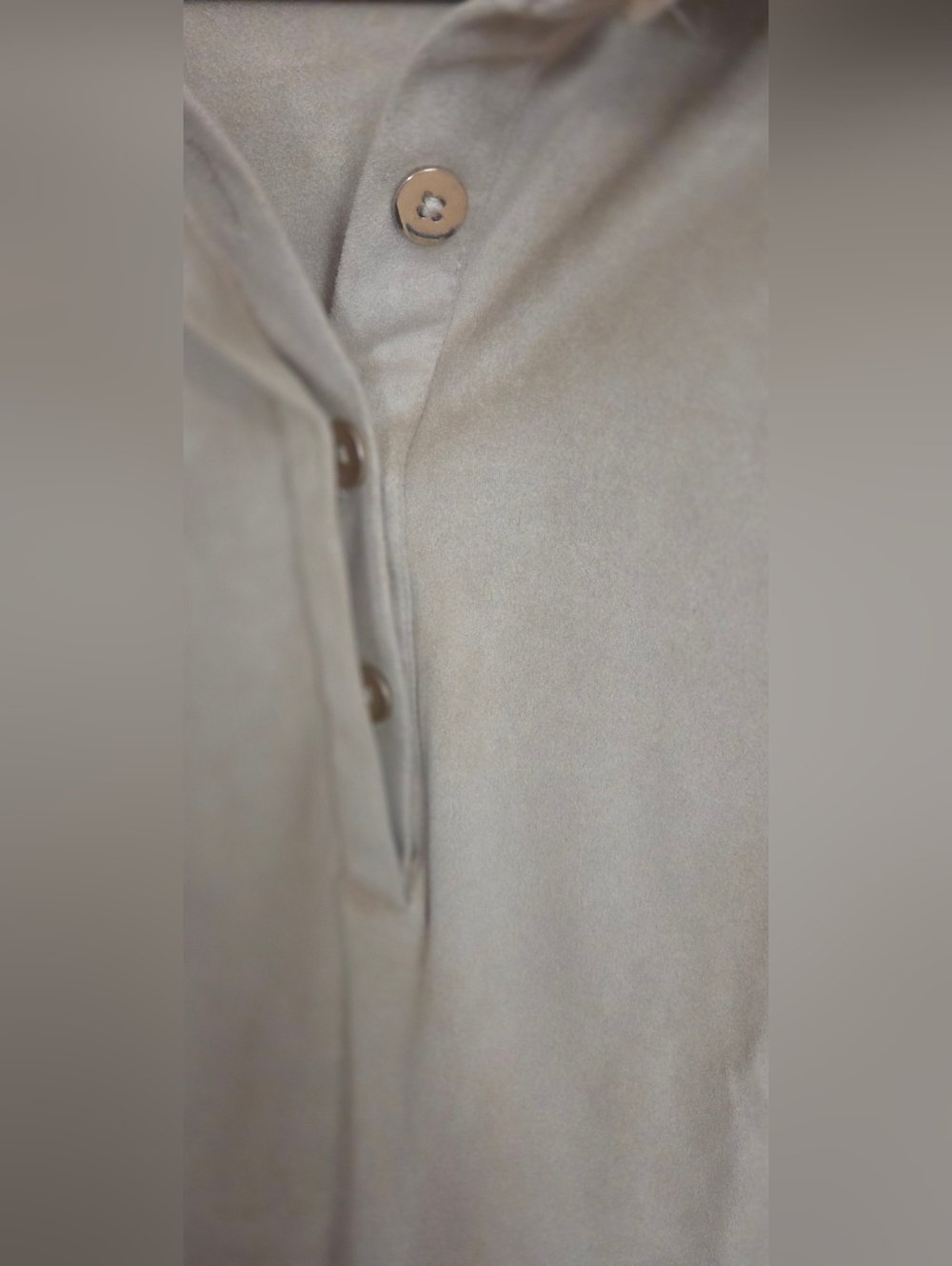 Gretchen Scott Designs Pop Over Ultra Suede Top Size M - Picture 5 of 8